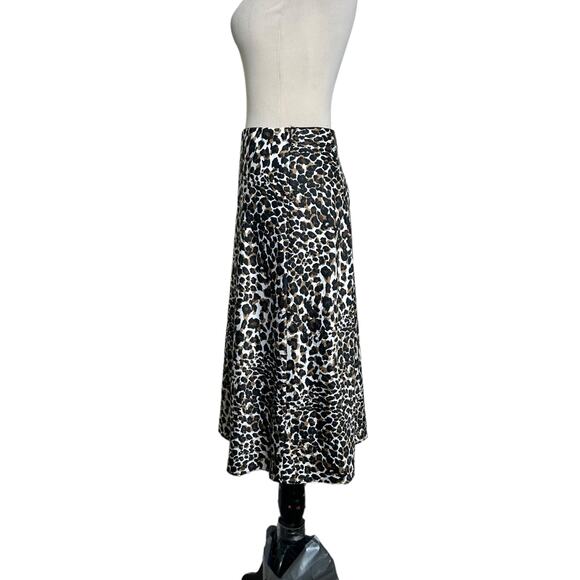 Express animal print midi A Line skirt size XS - Picture 7 of 13